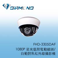 FHD-3305DAF 1080P 星光低照電動鏡頭/自動對焦紅外線攝影機