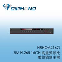 HRHQA216G Honeywell 5M H.265 16路4聲 高畫質類比 數位錄影主機