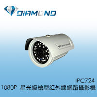 IPC724 1080P 星光級槍型紅外線網路攝影機