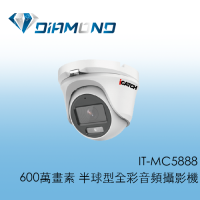 IT-MC5888 可取icatch 500萬 半球全彩音頻攝影機