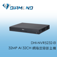 DHI-NVR5232-EI 大華Dahua 32MP AI 32CH 網路型錄影主機