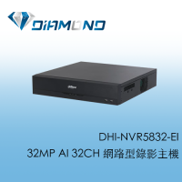 DHI-NVR5832-EI 大華Dahua 32MP AI 32CH 網路型錄影主機