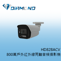 HD828ACV 800萬戶外紅外線同軸音頻攝影機