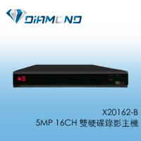 X20162-B 3S 5MP 16CH 雙硬碟錄影主機