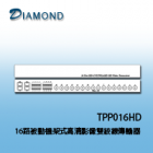 TPP016HD 16路被動機架式高清影像雙絞線傳輸器