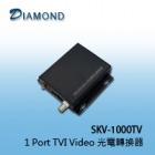SKV-1000TV  1 Port TVI Video 光電轉換器