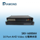 SKV-16000AH  16 Port AHD Video 光電轉換器
