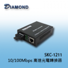 SKC-1211 10/100Mbps 高速光電轉換器 