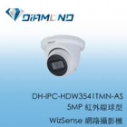 DH-IPC-HDW3541TMN-AS 大華5MP 紅外線球型 WizSense 網路攝影機