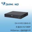 DH-XVR5108HS-I2 大華 8路5M-N/1080P WizSense 人臉辨識XVR