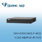 DHI-NVR4104HS-P-4KS2 大華 H.265 4路4PoE 4K NVR