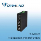PS-I20832 八埠工業級寬溫網路交換器