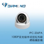 IPC-206PA 1080P星光級半球型紅外線網路攝影機