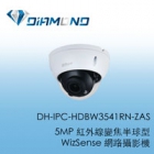 DH-IPC-HDBW3541RN-ZAS 大華Dahua 5MP 紅外線變焦半球型 WizSense 網路攝影機