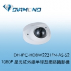 DH-IPC-HDBW2231FN-AS-S2 大華Dahua 1080P 星光紅外線半球型網路攝影機