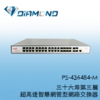 PS-436484-M 三十六埠第三層超高速智慧網管型網路交換器