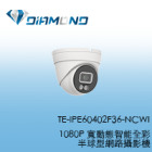 TE-IPE60402F36-NCWI 東訊Tecom 1080P 寬動態智能全彩半球型網路攝影機