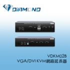VDKM02B VGA/DVI KVM網路延長器