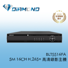 BLT5516FA 欣永成Benelink 台灣聯詠晶片 5M 16CH H.265+ 高清錄影主機