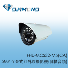 FHD-MCS324M5(CA) 5MP 全景式紅外線攝影機(同軸音頻)