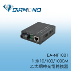 EA-NF1001 1 埠10/100/1000M乙太網轉光電轉換器