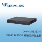 DHI-NVR5232-EI 大華Dahua 32MP AI 32CH 網路型錄影主機