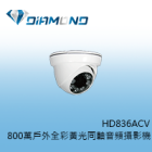 HD836ACV 800萬戶外全彩黃光同軸音頻攝影機