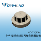 HD-710DM 5MP 雙模偵煙型同軸音頻攝影機