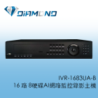 IVR-1683UA-B 可取iCatch 16路 8硬碟 AI網路監控錄影主機